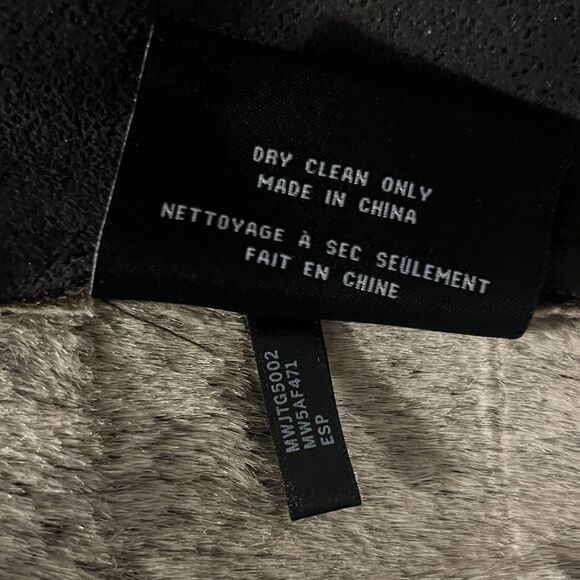 Marc New York Andrew Marc Dark Brown Faux Fur & Suede Festival Vest Womens M - Picture 8 of 9